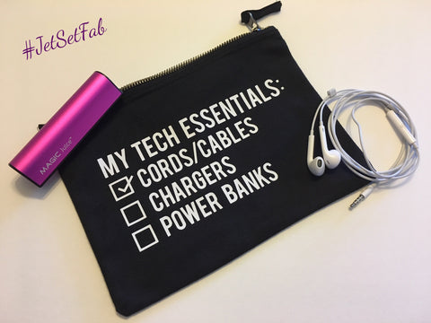 "My Tech Essentials" Travel Bag