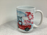 'Special Delivery' Valentine's Day Sublimation Mug Wrap Transfer